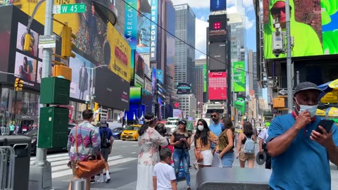 【4K】WALK Times Square NEW YORK City