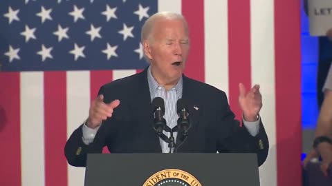 Joe Biden just confused the entire crowd by saying he will beat