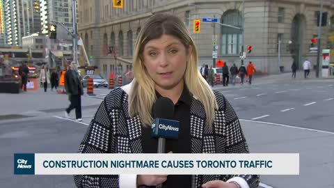 Construction nightmare causes Toronto traffic frustration