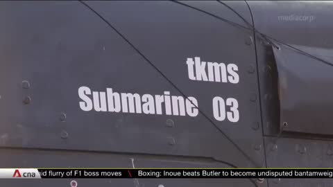 Singapore navy launches two Invincible-class submarines named Impeccable and Illustrious