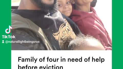 Family of four in need of help after theft of out car an we are facing eviction