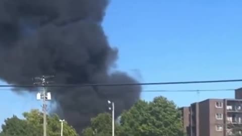 Massive fire at chemical plant in Akron, Ohio - hundreds evacuated,