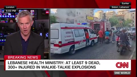 Video shows moment of walkie-talkie explosion at funeral in Lebanon