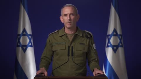 IDF Spokesperson, Rear Admiral Daniel Hagari: