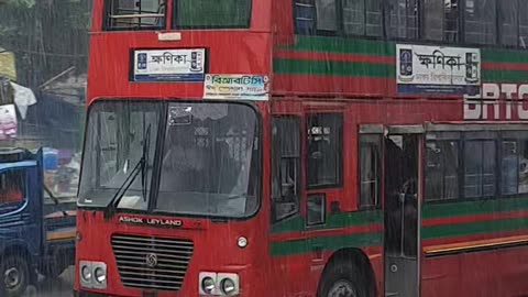 Rainy Student Bus