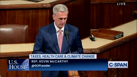 Kevin McCarthy SLAMS Dems For Tax Increase