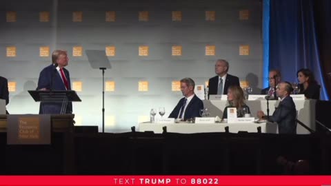 President Trump takes Question 4