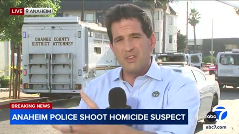 Iowa murder suspect shot by police in Anaheim; investigation underway