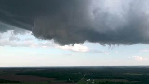 Stanley WI Rotating Wall Cloud