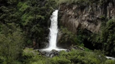 Waterfall image,water image, mountain image, mountain view