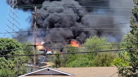 Local Fire and Explosion in Martinez Catches Power Pole