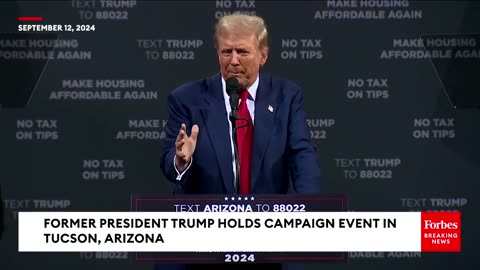 FULL RALLY: Trump Accuses Kamala Harris Of 'Spewing' The 'Same Old Lies' At Event In Tucson, Arizona