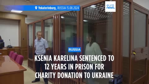 Russian court convicts former ballet dancer to 12 years in prison over €46 donation to Ukraine