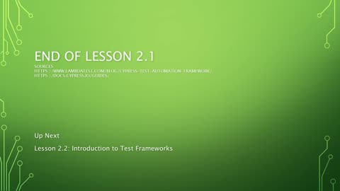 Lesson 2.1 - Overview of Popular Testing Tools