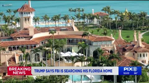 Trump says FBI conducted search at his Mar-a-Lago estate