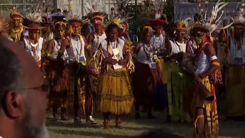 Pope Francis leads Sunday Mass in Papua New Guinea