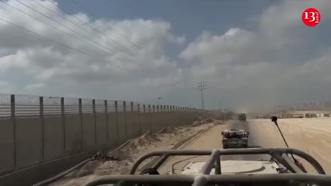 Israeli military shows tunnels in Gaza Strip during organized media tour