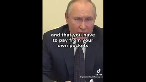 Putin to the West ..