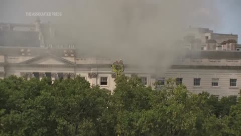 Over 70 firefighters battle blaze at central London arts venue