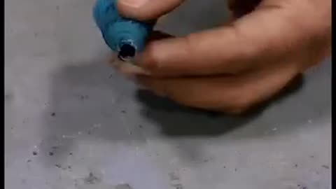 Use sandpaper to make a small homemade sanding tool