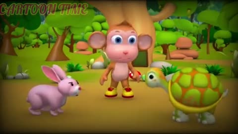 Kid's lions cartoon jangal