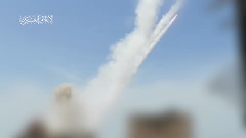 The Al-Qassam Brigades launch a rocket salvo towards “Gan Yavneh and Ashdod”