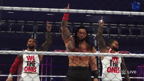 WWE 2K24: The Bloodline vs The Bloodline 2.0 at War Game Survivor Series #wwe2k24 #thebloodline