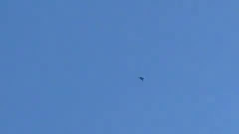 Footage taken in the Eilat area earlier today shows the Israeli fighter jets and P1