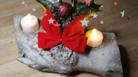 1st Christmas Log