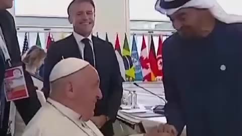 First time a pope addresses the G7 summit.