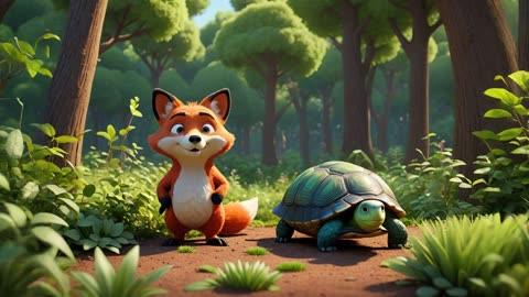 The Greedy Fox and the Wise Turtle | #thegreedyfoxandthewiseturtle