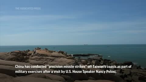 View of Taiwan strait after Chinese military exercises