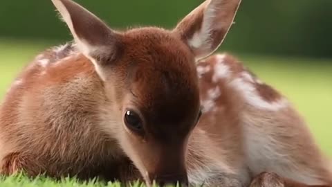 Cute baby deer