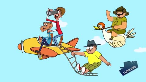 Suppandi Creating Chaos At The Airport - Animated Story - Cartoon Stories - Funny Cartoons