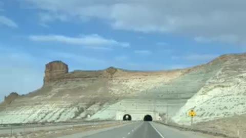 Green River Tunnel, Wyoming on I-80 westbound