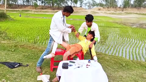 🔴🔴😱😱👉👉funny Videos_Verry Injection Comedy Video Stupid Boys_New Doctor Funny Video 2021