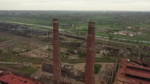 Ukraine War - Drone Captures Footage of How the Azovstal Steelworks Looks Now