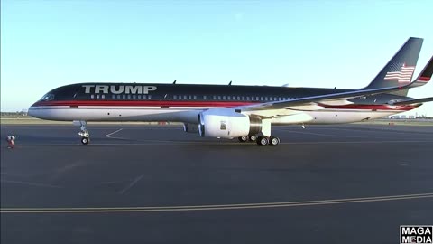 Trump Force One lands in Philly before the debate on September 10, 2024