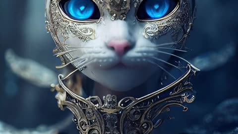 Beautiful cats art pictures