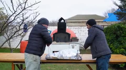 I Covered The Giant Beef With Dirt For The Perfect Holiday Dinner!