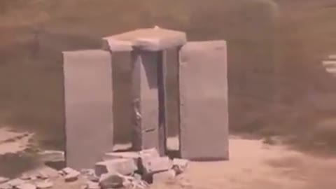 Georgia guidestone partially destroyed (July 6, 2022)