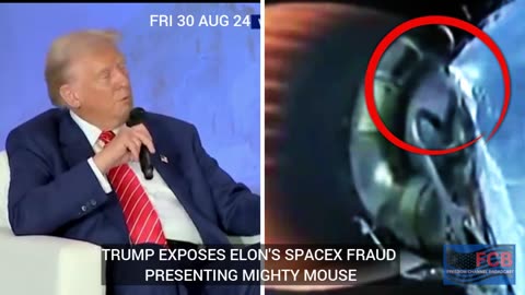 PRESIDENT TRUMP EXPOSES ELON MUSK FAKE ROCKET ENGINES