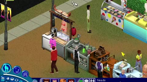 The Sims 1 - Eat Street Food: Sushi, Shrimps, Ice Cream, Soda, Alcohol, Hamburgers, Pizza, Hot Dogs