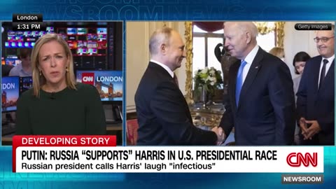 Hear what Putin says is ‘infectious’ about Kamala Harris