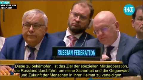 Vollständige Rede von Sergej Lawrow bei der UN Generalversammlung 28.09.2024