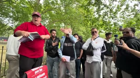 I will call The Police On You! Mansur Speaker's corner