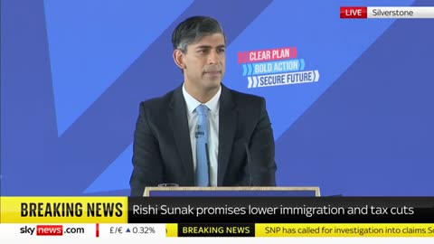 BREAKING_ Rishi Sunak launches Conservative manifesto Sky News