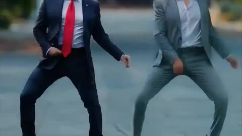 Elon Musk and Trump dancing! MAGA