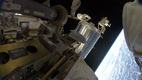 Action Cam Footage from U.S. Spacewalk