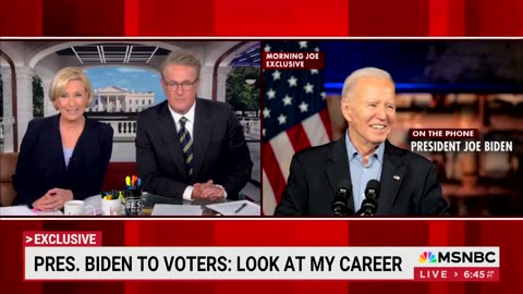 BIDEN (angry rambling): "I've been testing myself! ..